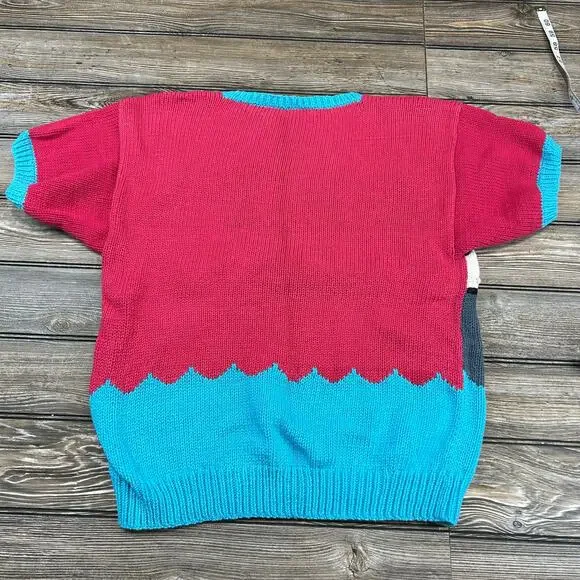 Handmade Vintage Sweater Shirt Size Medium - Picture 3 of 6